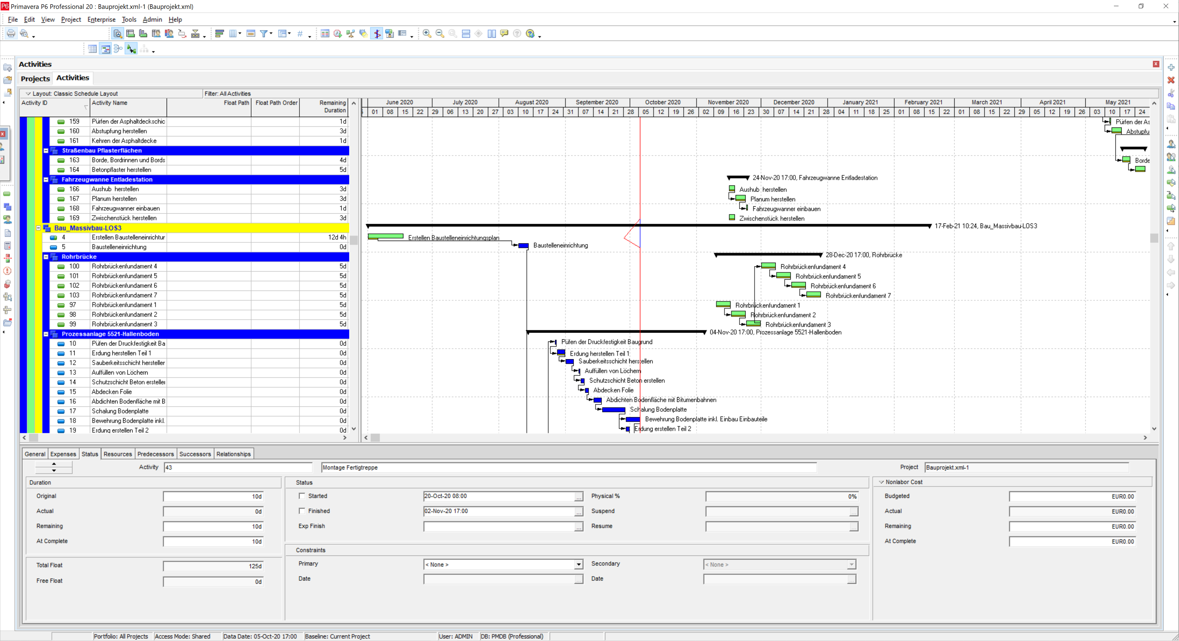 Oracle Primavera P6 Professional Desktop Client
